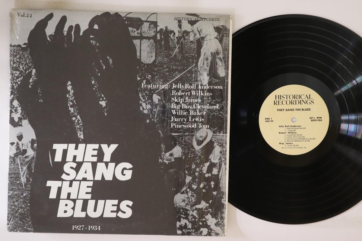

LP Record VARIOUS They Sang The Blues 19271934 ASC22 HISTORICAL 1968 US Blues Used