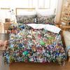 One Piece Anime Bedding Set Juvenile Monkey D.Luffy Odyssey Duvet Cover Set Design Bedding Set King Size Bed Comforters