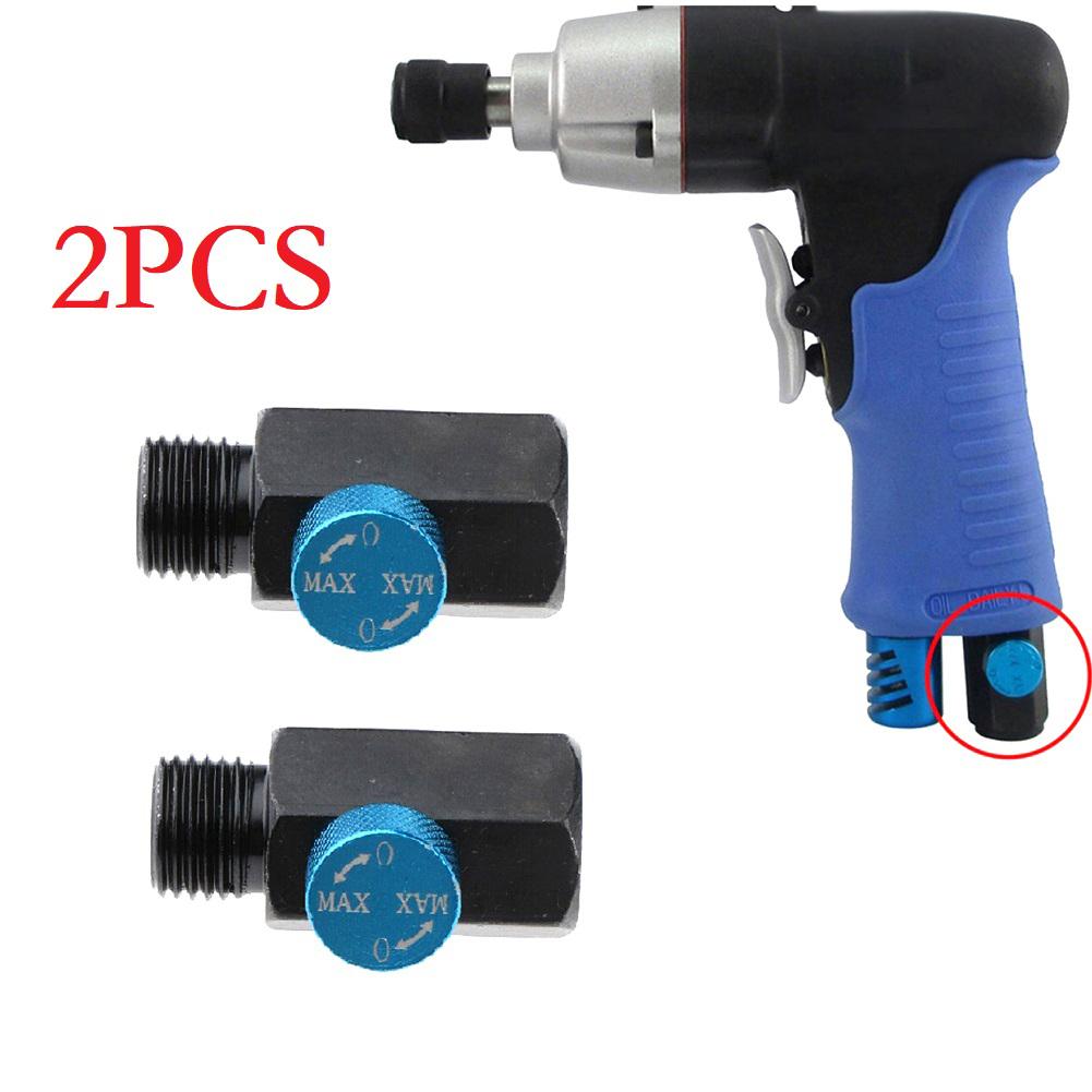 NPT Inline Regulator Air Pressure Valve Adjustment Switch 19x37mm 2pcs Good Sealed Performance Lightweight Steel