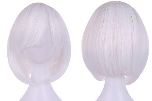 Pumpkin Parade Wig 3-Piece Set (Short, Bob, Medium, Full, with Stand) Snow White