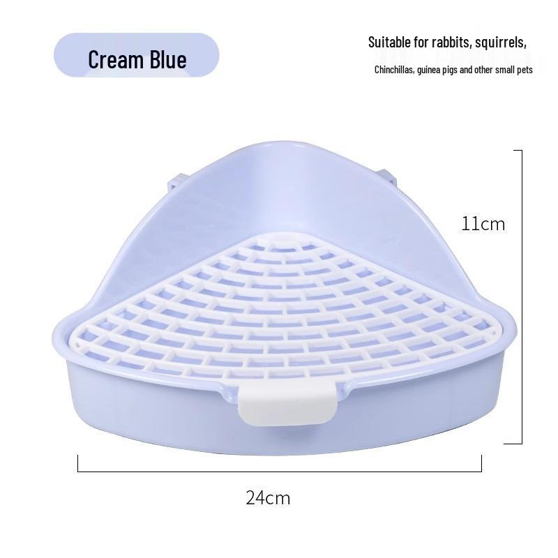 Rabbit and Guinea Pig Anti-Tip Urine Potty - Fixed Style for Chinchillas