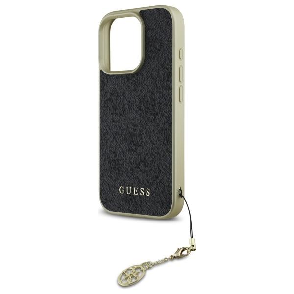 Guess Guhcp16Xgf4Ggr Iphone 16 Pro Max   6.9 Czarny/Black Hardcase 4G Charms Collection