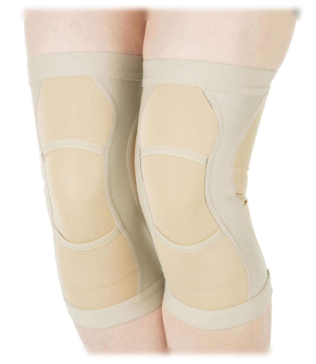 Noble Pax Knee Support Medium (Fuji Sales) Skin-Feeling  aruko  2-Pack, Beige, бежевый