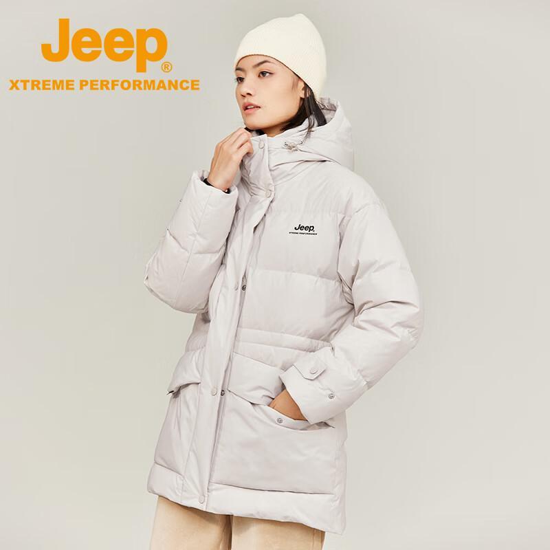 JEEP JF8614 Women s Mid-Length Down Jacket L
