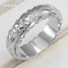 New Gold Suspended Carved Rose Flower Ring Environmentally Friendly Material European and American
