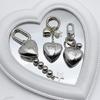 Colorful Heart Keychain Love Shape Bag Charm Pendant Decoration Handmade Jewelry
