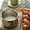 800ml Milk Warmer Pot With Dual Pour Spouts Stainless Steel Small Sauce Pan For Chocolate Cheese Melting