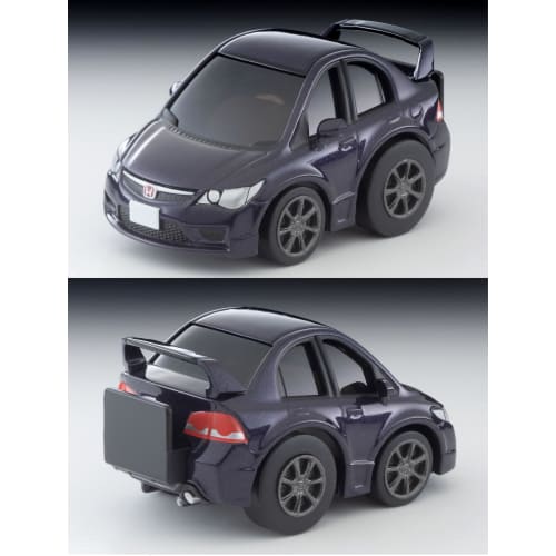 Tomytec Choro-Q Zero Z63c Honda Civic Type R (FD2) (Purple) Completed Model