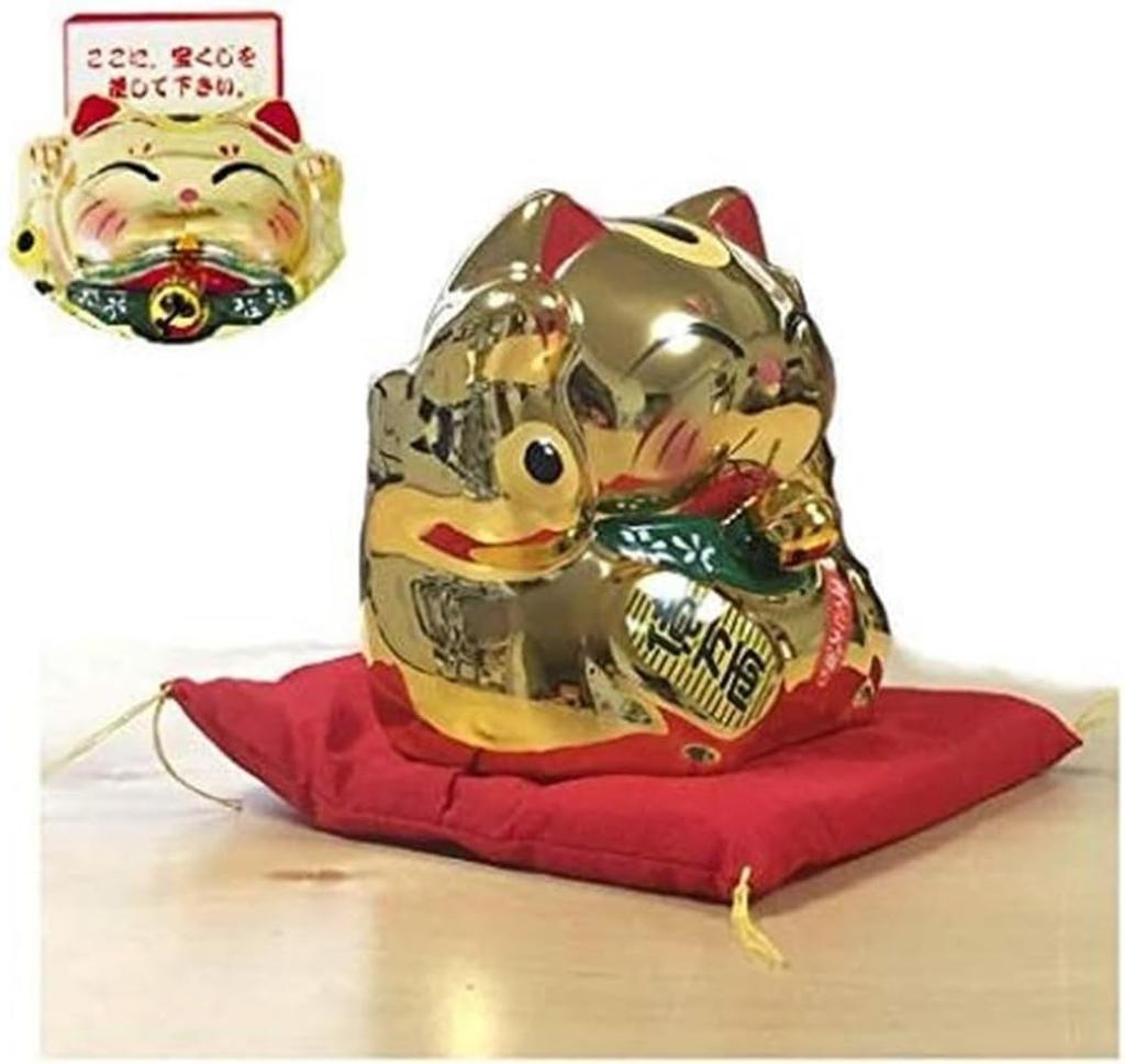 Mode Dela Casa Maneki Neko Lottery Neko Nishiki Gold Jackpot Lottery Winning a Million Yen Ticket Stand, Stand, Winner,