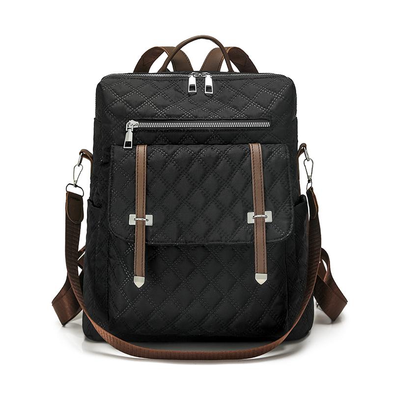 Quilted Women's Large Capacity Outdoor Backpack