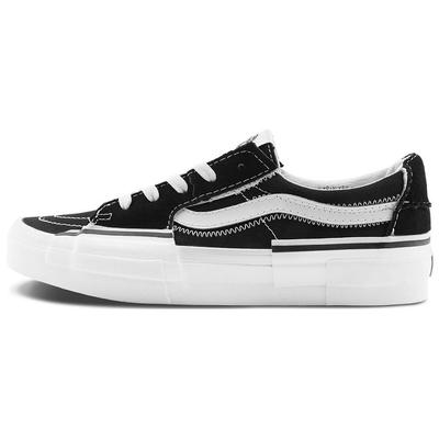 Sk8 Zapatillas de Skate de Caña Baja Elegantes y Cómodas Unisex Negro Blanco VN0009QSBZW