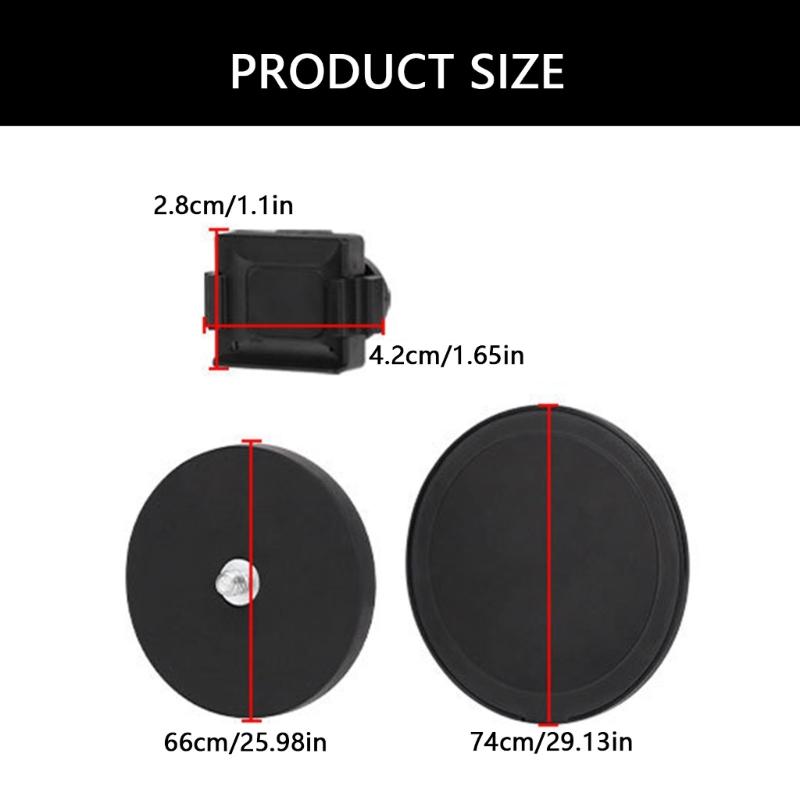 Lightweight Magnetic Adapter Stand for Pocket3 Cameras Featuring Durability Metal Construction and Versatility Port