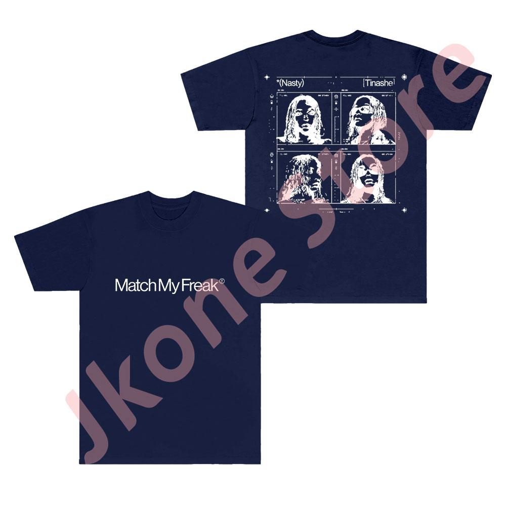 

Tinashe Match My Freak TShirts World Tour Merch Tee Cosplay Women Unisex Fashion Casual HipHop Short Sleeve Top 4XL