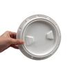 ABS White Round Boat Yacht Marine Out Deck Plate pection Access Hatch Cover