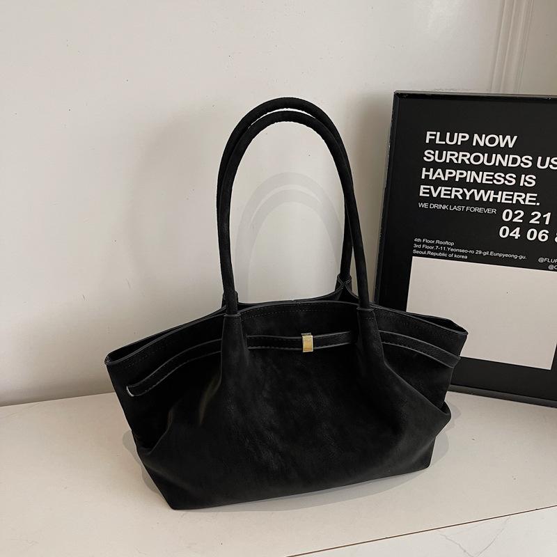 Retro Wildleder Handtasche Tasche Damen Herbst und Winter neu Koreanische Version Nische Pendeln Großraum Schultertasche