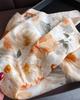 Luxury Floral Print Square Scarf Women Soft Satin Hairband Neckerchief Office Hijab Headband Foulard Bag Ribbons Gift