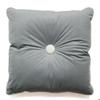 Cushion - Energy - Plain Velvet - 40 X 40 Cm - Decorative Button
