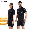 3mm Short Sleeve Full Body Wetsuit Men Women Warmth Protection Snorkeling Surfing Swimming Diving