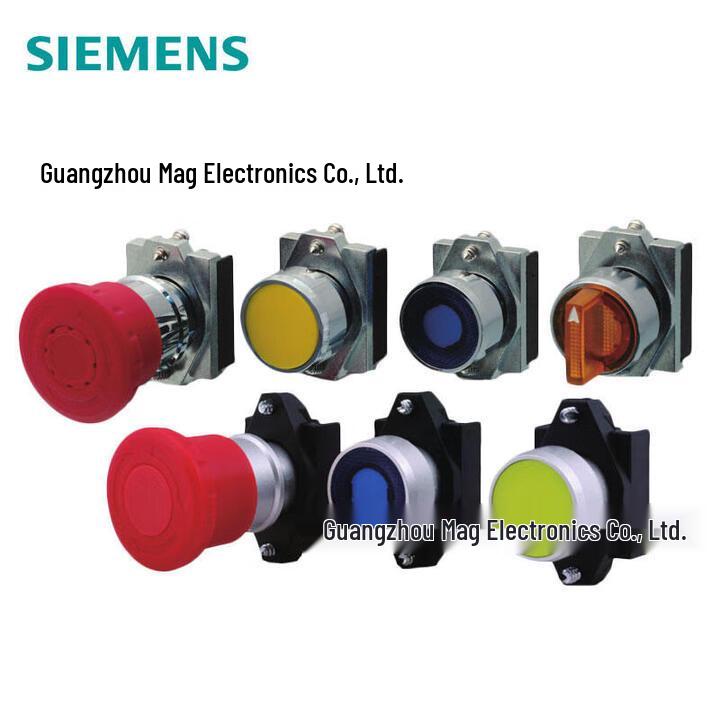 Siemens Emergency Stop Button 3SB6160-1BC20-1CA0, 3SB6060-1CC10-0YA0