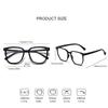 3 Pieces of Blue Light Blocking Glasses - Fashionable Square Fake Glasses, Anti Radiation Computer Gaming Glasses, Sunglasses
