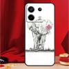 Cute Elephant Case For Xiaomi Redmi Note 13 Pro 12 11 9 10 Pro 12S 11S 10S 9S Redmi 12 10C 12C 13C Cover