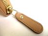 Authentic GUCCI Micro Guccissima Beige Leather Round Zip Coin Purse #a375   Refurbished