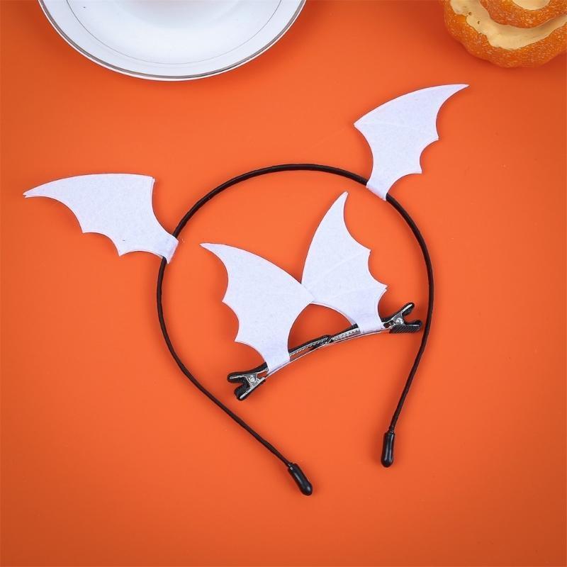 3Pcs Delicate Devil Horns Headwear Set for Kids and Adults Halloween Party