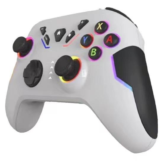 Cross-border RGB Glare Six-Axis Somatosensory Macro Editor Game Controller for PC, Android, and Switch