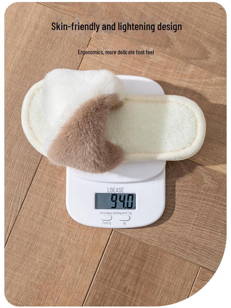 Zimowe antypoślizgowe bawełniane kapcie z futerkiem dla dziewczynek i dzieci 2023