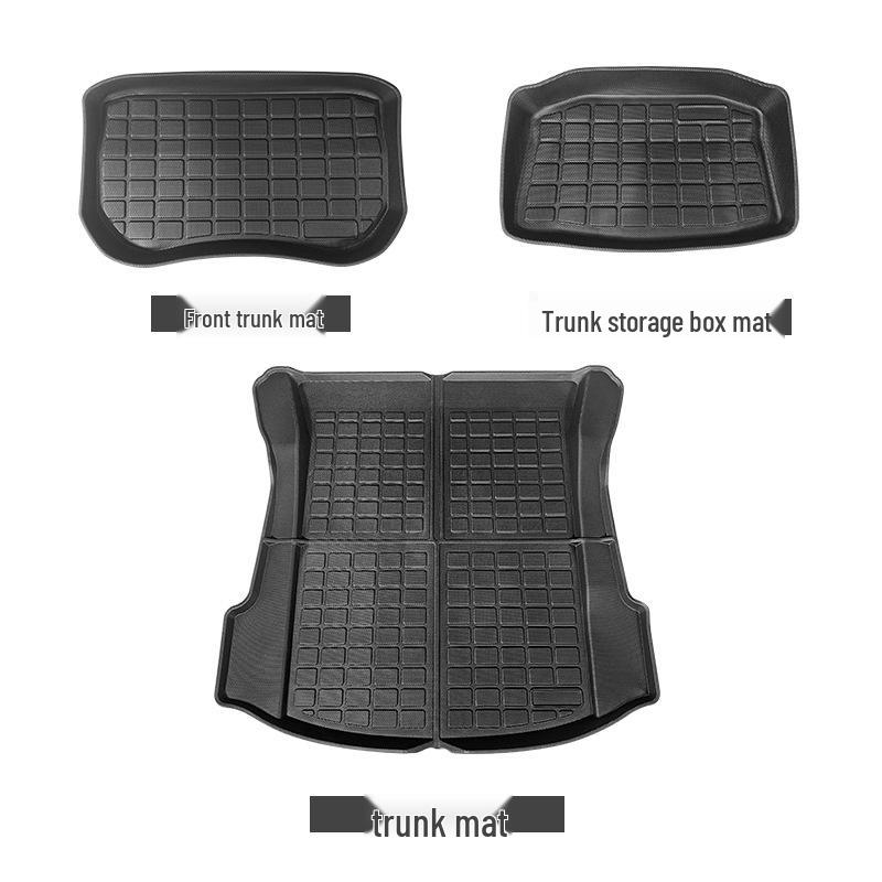 2023 Tesla Model 3 Upgraded Trunk Mat - TPE, Waterproof & Odorless