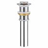 Electroplating Finish Basin Drain Plug Without Overflow Sink Drain Strainer Drainer  Vanity Drain