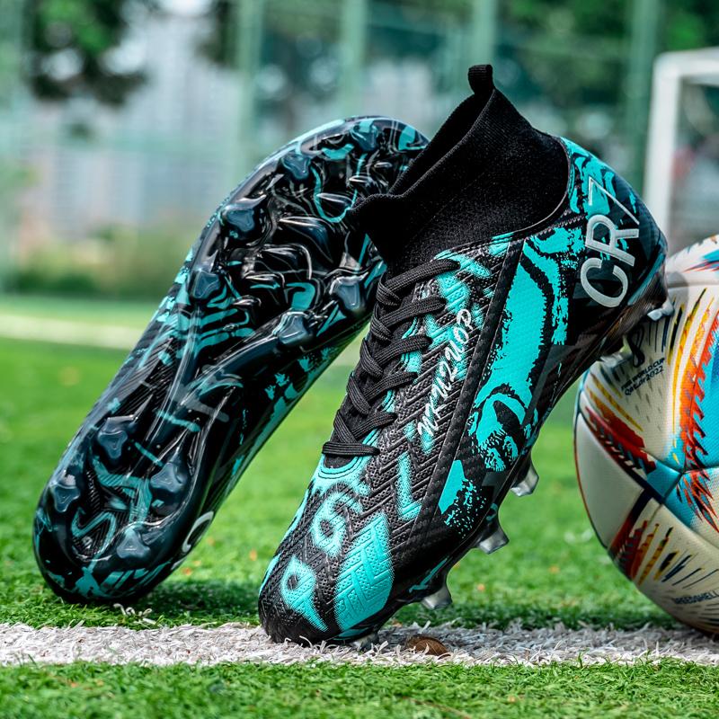 Men Soccer Shoes Comfortable Training Adult Anti Slip Social Football Sneakers Wear-resistant Grass Sports Football Boots Man