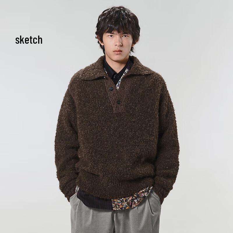 

CROQUIS Men s 2023 Spring Pullover Mock Neck Sweater M