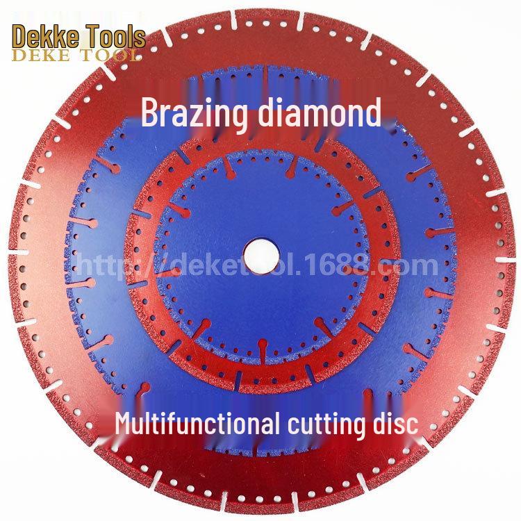 Brazed Diamond Dry-Cut Blade for Stone, Marble, Glass, and Tile