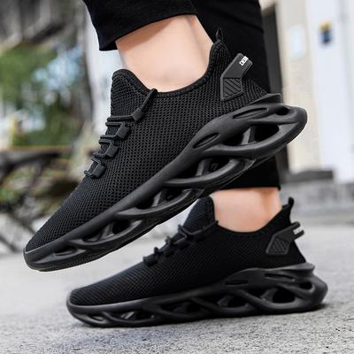 Fashion Fujeak  Fashion Men Running Shoes Sneakers Knit Athletic Sports Blade Cushioning Jogging Trainers Lightweight Footwear 39-48