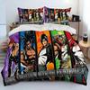 3D Print King Of Fighters Retro Game Bedding Set Duvet Cover Bed Set Quilt Cover Pillowcase Comforter King Queen Size Boys Adult