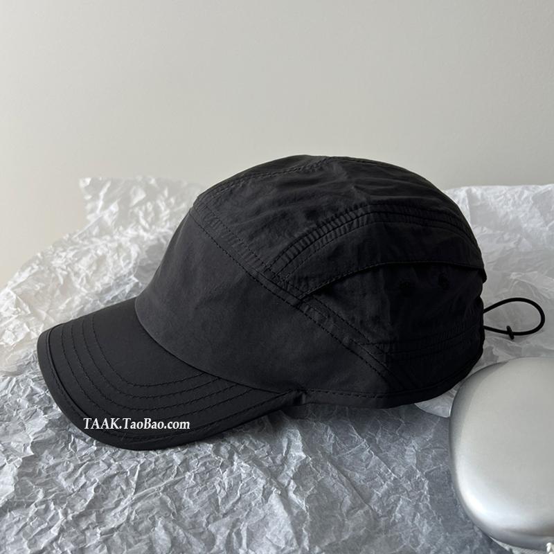 Cappellino da Baseball Estivo Outdoor Funzionale Giapponese Asciugatura Rapida per Uomo e Donna con Coulisse a 5 Pannelli