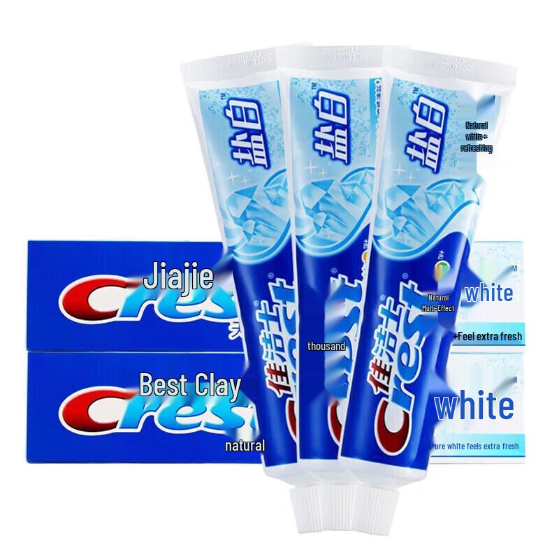 Crest Salt White Multi-Effect Toothpaste (6-Pack)