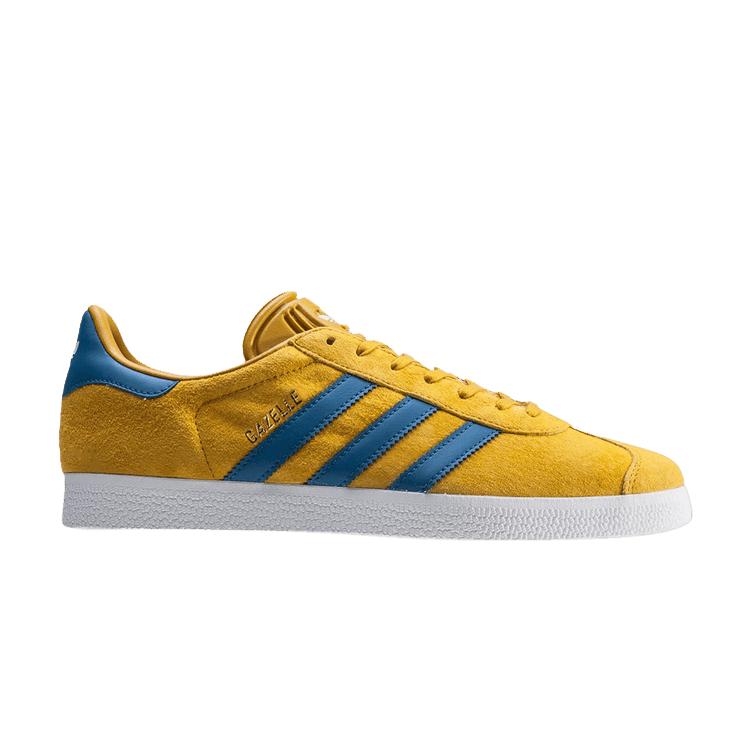 

Кроссовки унисекс adidas Gazelle Горчично-синие Желто-белые BB5258