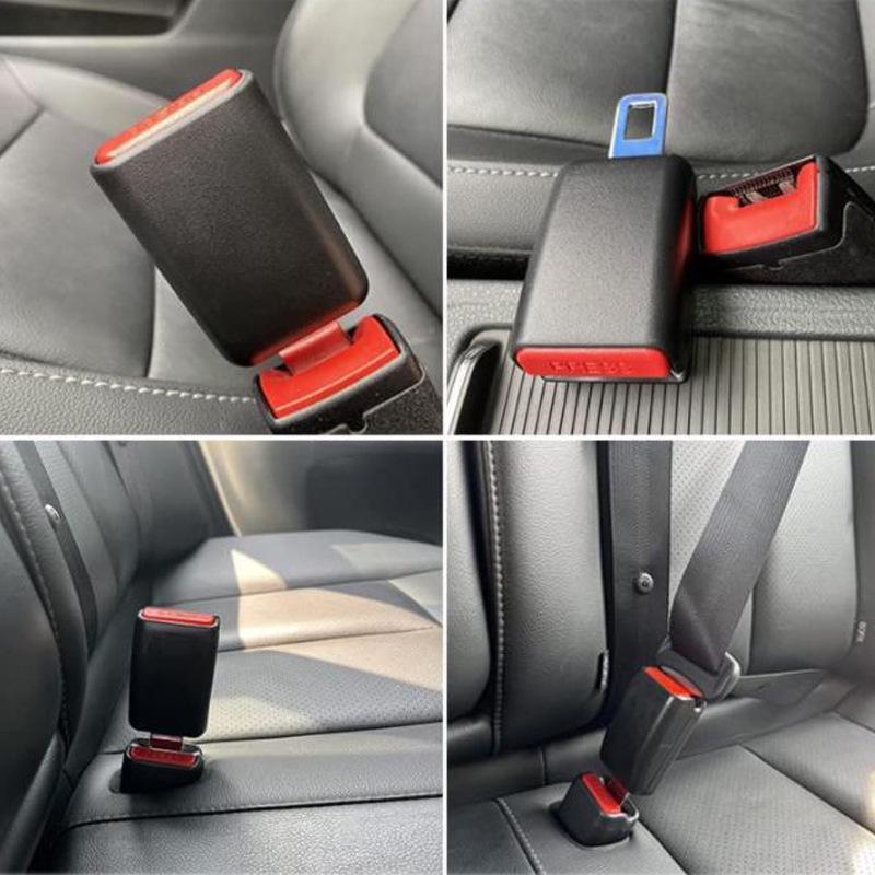 Vehicle Seat Belt Extender and Buckle Lock