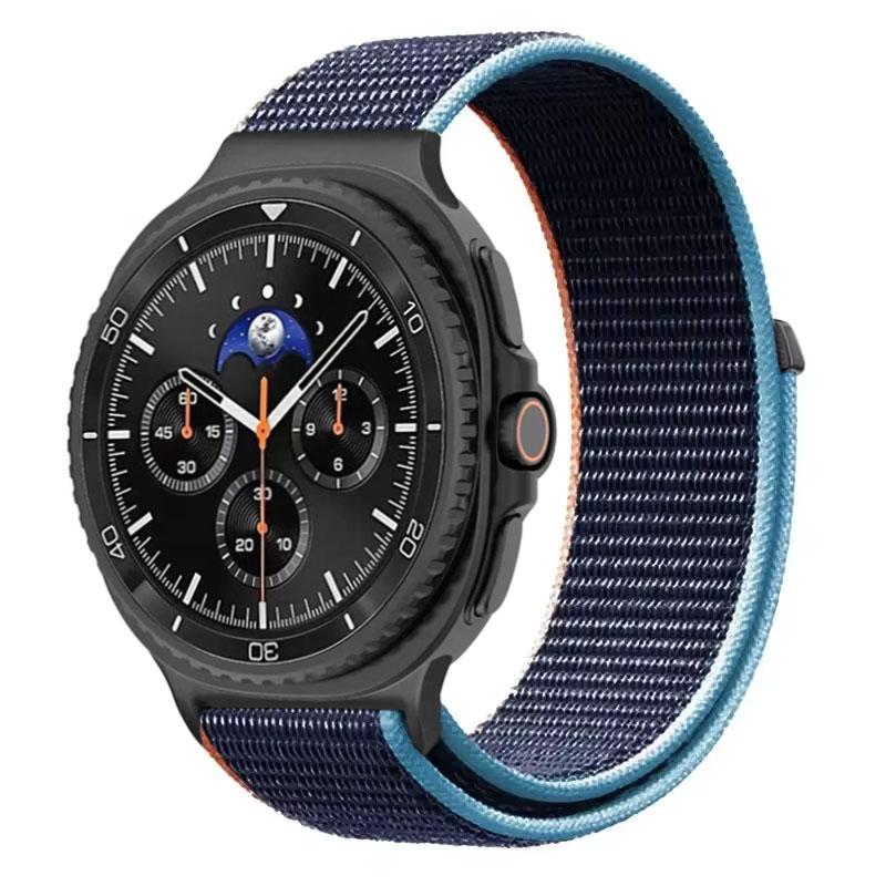 Official Nylon Loop Strap For Samsung Galaxy Watch 8 40mm 44mm Metal Connecting Bracelet Galaxy Watch 8 Classic 46mm Wristband
