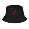 Crimson Butterfly Floral Sparkle Fan FisherUnisex Hat Winter Cap