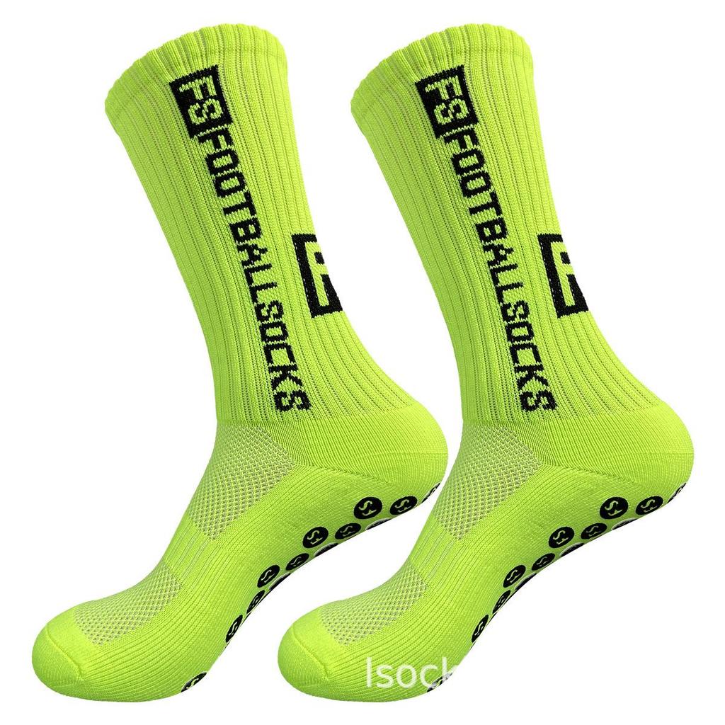 Non-Slip Dotting Sports Socks: Sweat-Absorbing Football & Basketball Socks with Towel Bottom.