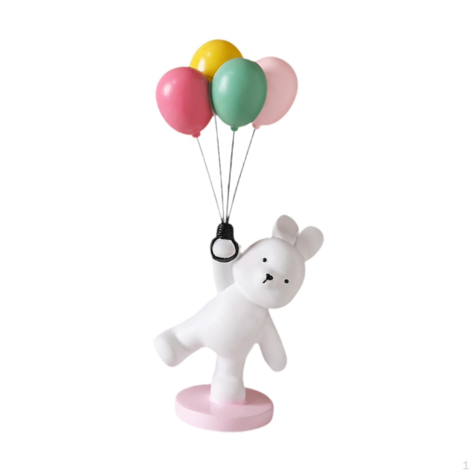 

Фигурка-статуэтка в виде воздушного шара, настольное украшение, креативная летающая скульптура для гостиной, письменного стола, книжной полки. розовый