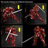 Ungiftig 923 Teile Flammenkrieger Mecha Bausteine Gepanzertes Mech Bewegliche Gelenke Figur Modell Steine Schreibtisch Deko Kinder DIY Spielzeug Geschenke