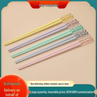 Japanese-Style High-Value Alloy Chopsticks: Anti-Mold, Anti-Slip, and Heat Resistant Tableware
