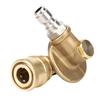 High Pressure Washer Spray Nozzle 7Level 240 Degrees  Adjustable Nozzle Tip 14 Inch Quick Plug