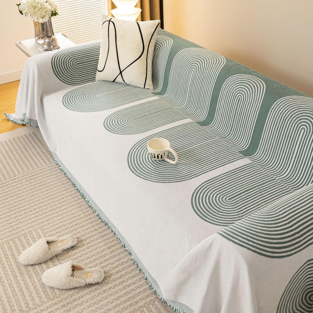 Sofa Cover Cloth for All Seasons, Anti-cat Scratching Sofa Towel, Nordic Full Cover, Universal All-inclusive Sofa Blanket Cover Ins