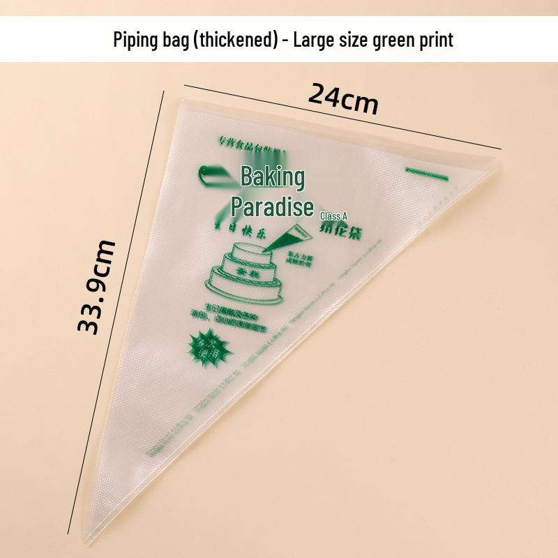 500-Piece Set of Thick Disposable Piping Bags for Cake Decorating and Cookie Icing