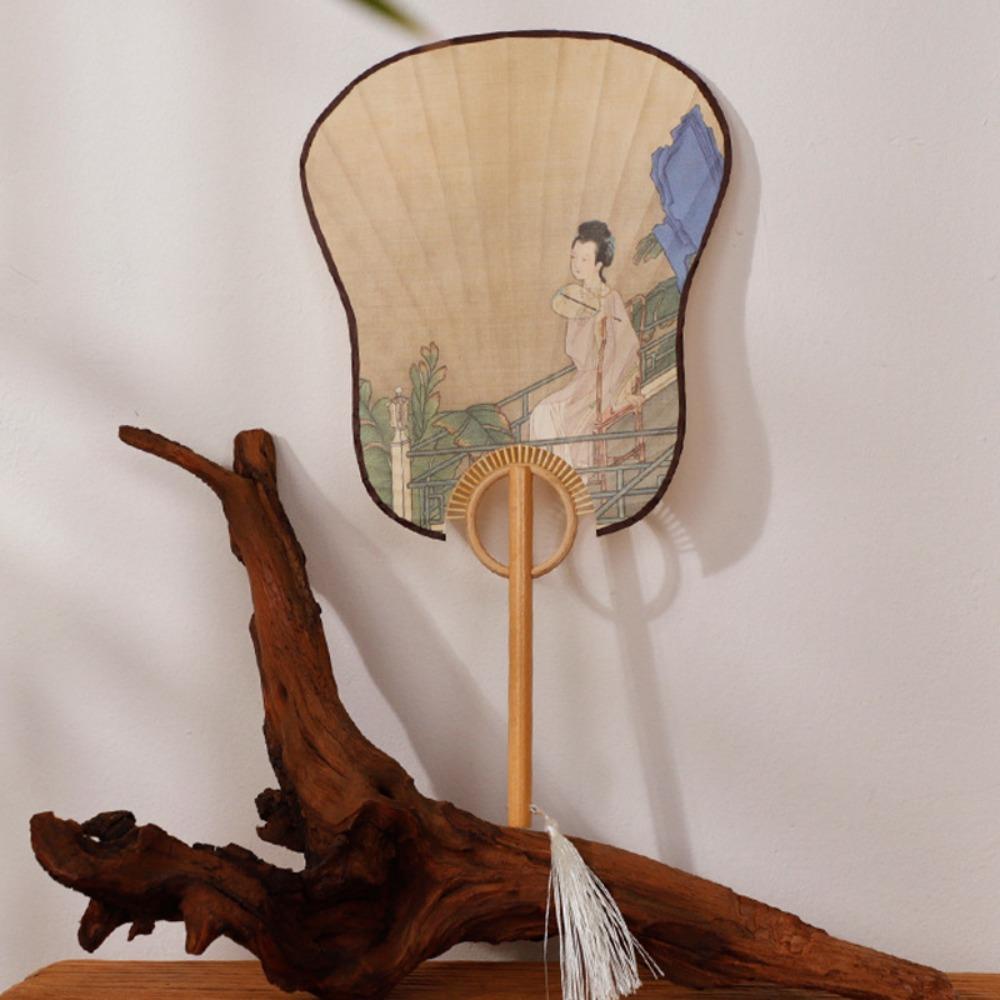 DIY Calligraphy Vintage  Group Fan Elegant Design Hand Fan Xuan Paper Fan  Home Decoration